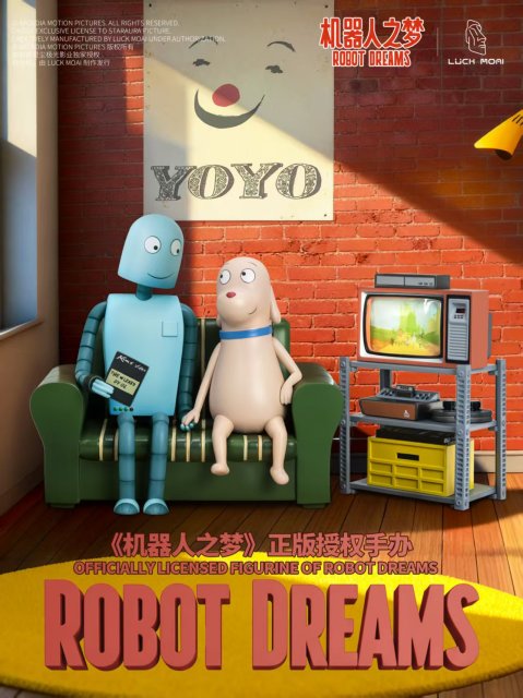 LUCK MOAI × Robot Dreams Official Licensed Figure