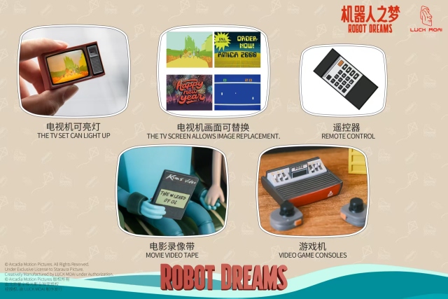 LUCK MOAI × Robot Dreams Official Licensed Figure