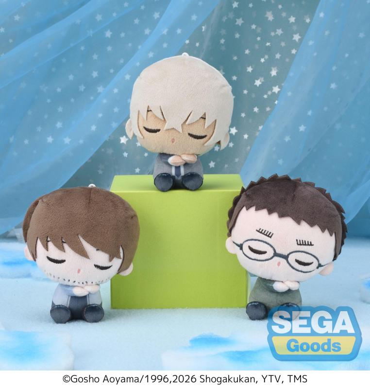 SEGA Suyachibii Detective Conan Mini Plush Vol.4 Set of 3