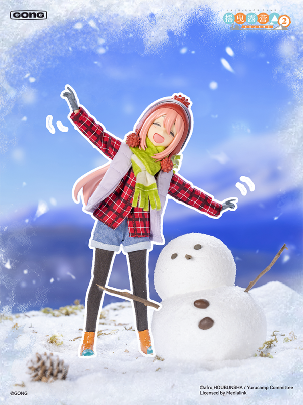 GONG Laid‑Back Camp 1/8 Action Figure Nadeshiko Kagamihara x Rin Shima