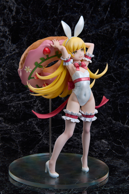 A.DIMENSION Monogatari Series Shinobu Oshino White Bunny Ver. 1/4 Figure