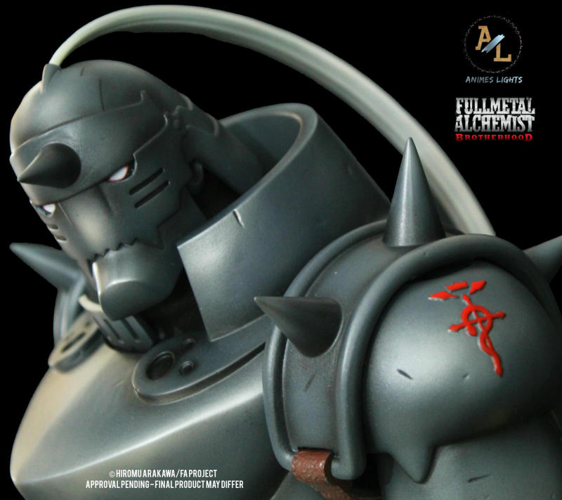 Animes Lights FULLMETAL ALCHEMIST BROTHERHOOD EDWARD ET x ALPHONSE ELRIC 1/6 Statue