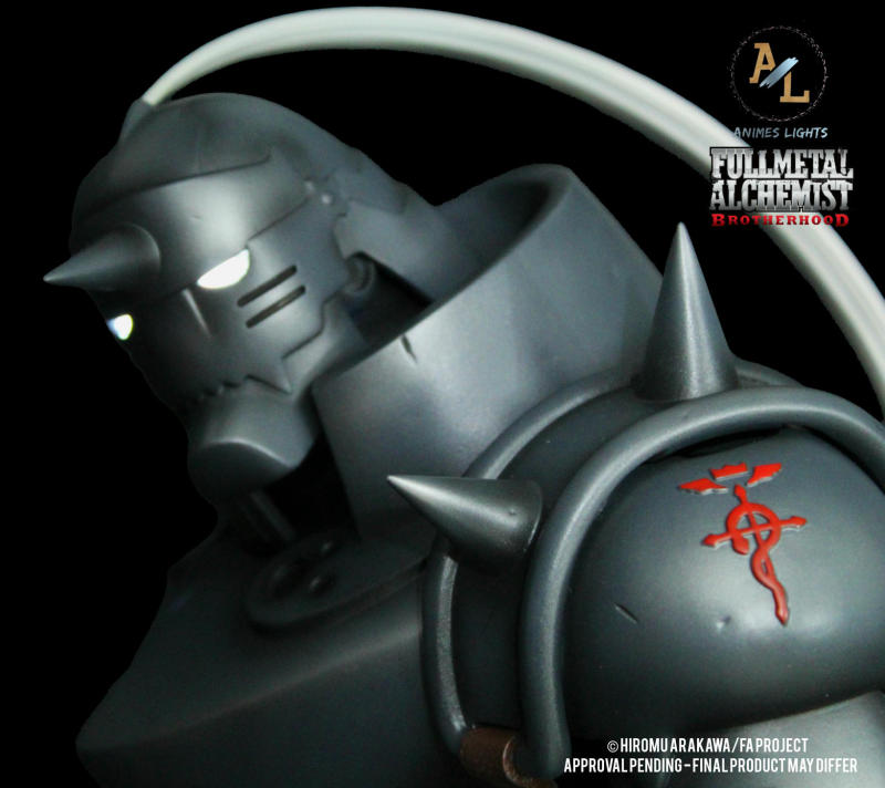 Animes Lights FULLMETAL ALCHEMIST BROTHERHOOD EDWARD ET x ALPHONSE ELRIC 1/6 Statue