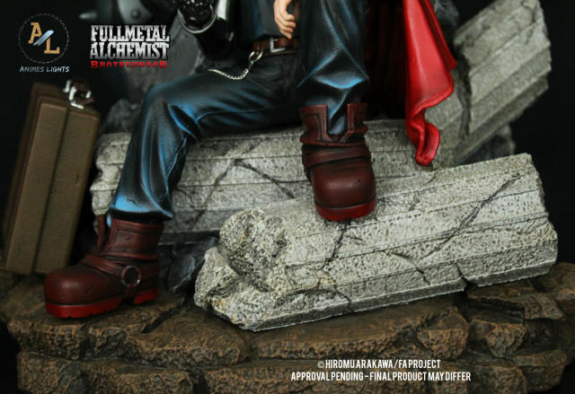 Animes Lights FULLMETAL ALCHEMIST BROTHERHOOD EDWARD ET x ALPHONSE ELRIC 1/6 Statue