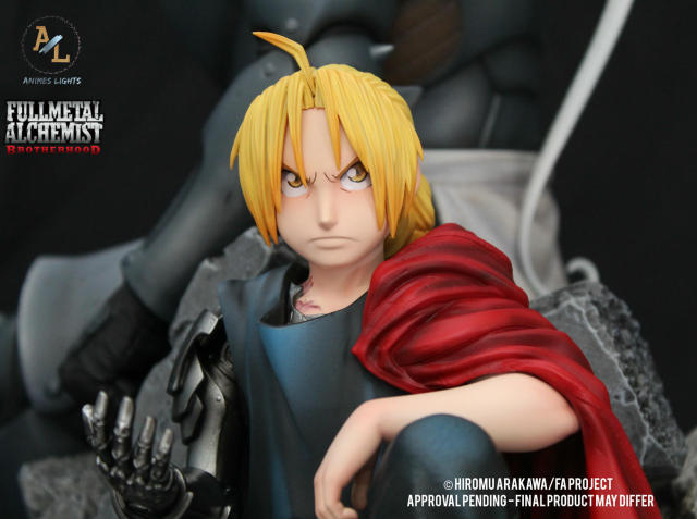 Animes Lights FULLMETAL ALCHEMIST BROTHERHOOD EDWARD ET x ALPHONSE ELRIC 1/6 Statue