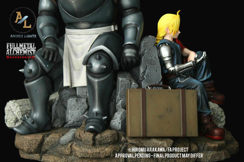 Animes Lights FULLMETAL ALCHEMIST BROTHERHOOD EDWARD ET x ALPHONSE ELRIC 1/6 Statue