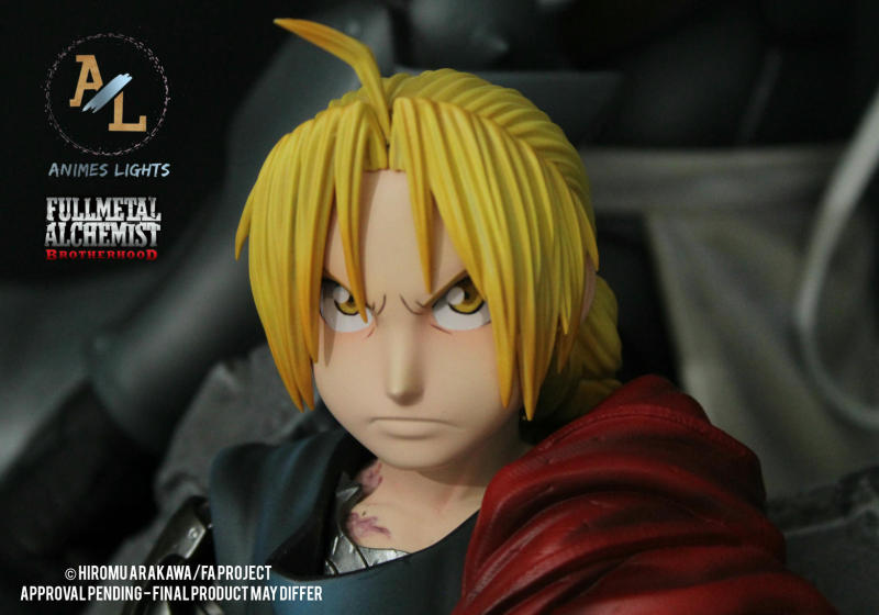 Animes Lights FULLMETAL ALCHEMIST BROTHERHOOD EDWARD ET x ALPHONSE ELRIC 1/6 Statue