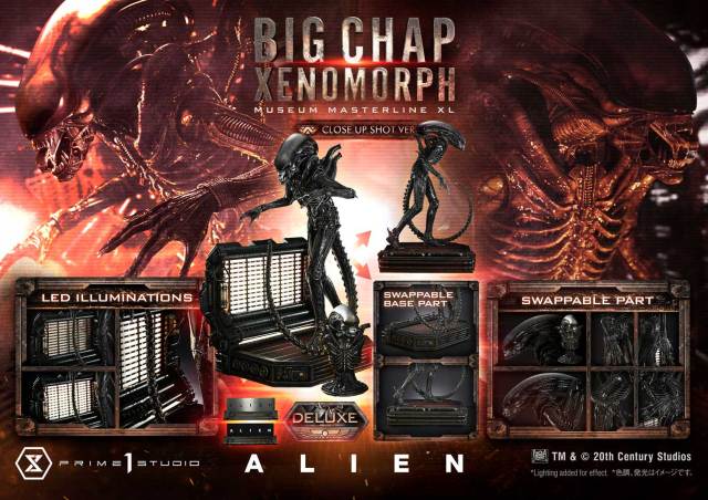 Prime 1 Studio Museum Masterline XL 1/3 Alien Film Big Chap Xenomorph favorite Close Up Shot Ver MMXLAL-03