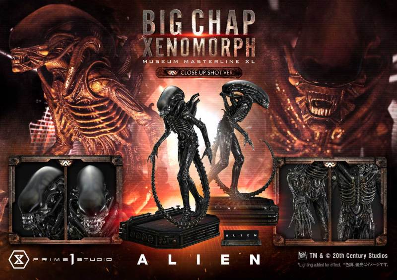 Prime 1 Studio Museum Masterline XL 1/3 Alien Film Big Chap Xenomorph favorite Close Up Shot Ver MMXLAL-03