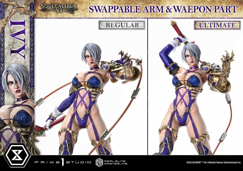 Prime 1 Studio Real Elite Masterline SOULCALIBUR VI IVY 1/4 Scale Statue REMSC6-01 REMSC6-01UT REMSC6-01UTS