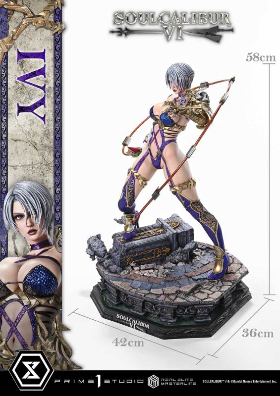 Prime 1 Studio Real Elite Masterline SOULCALIBUR VI IVY 1/4 Scale Statue REMSC6-01 REMSC6-01UT REMSC6-01UTS