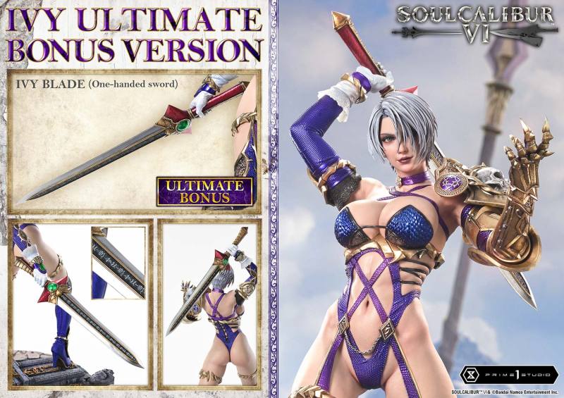 Prime 1 Studio Real Elite Masterline SOULCALIBUR VI IVY 1/4 Scale Statue REMSC6-01 REMSC6-01UT REMSC6-01UTS