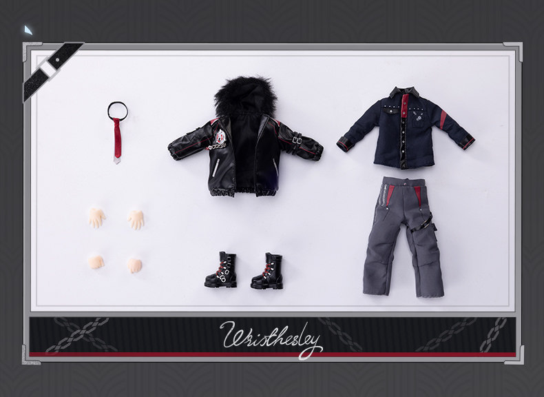 miHoYo x PICCODO ACTION DOLL Studio Genshin Impact Wriothesley 1/12 Action Figure Alternate Costume and Alternate Face Part Set
