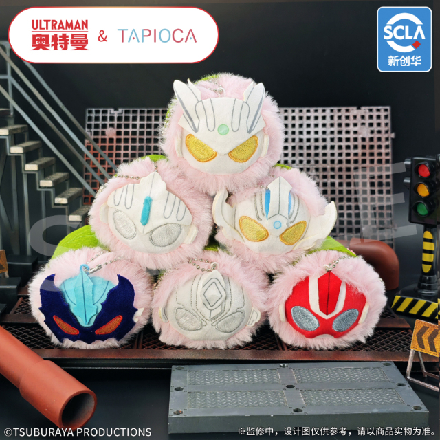 TAPIOCA Ultraman Sakura Mochi Lying Down Plush Blind Box 6 pieces box