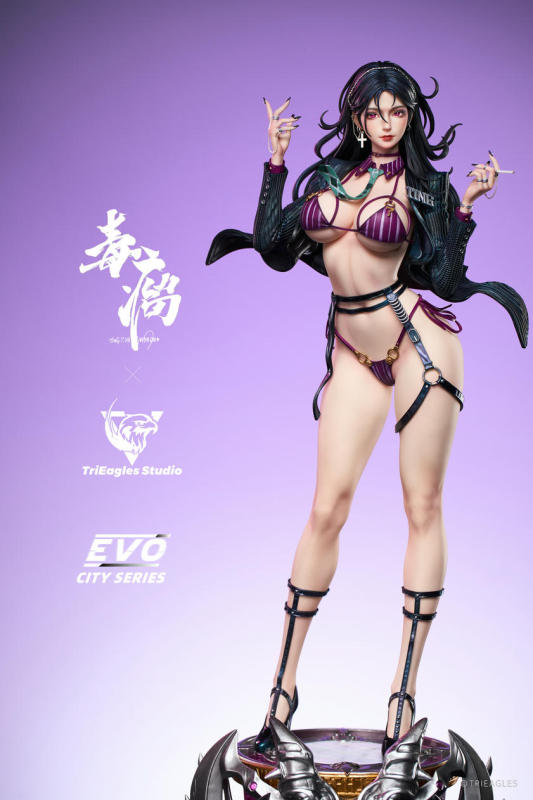 EVO City Series Suit Assassin Feng Yulan 1/4 Scale Statue By Trieagles Studio