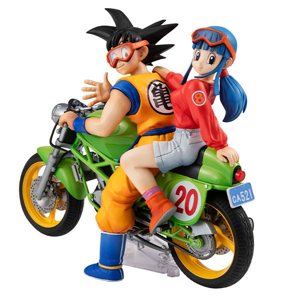 MegaHouse Desktop Real McCoy Dragon Ball Z 05 Son Goku and Chichi Exclusive Reproduction Version Figure