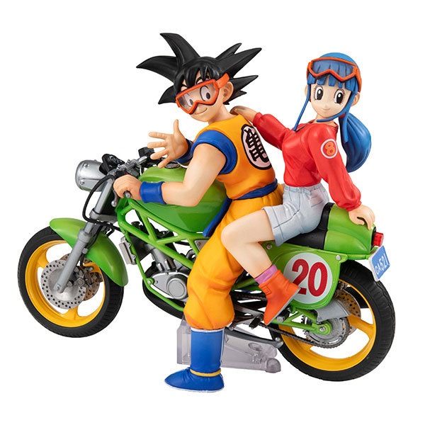 MegaHouse Desktop Real McCoy Dragon Ball Z 05 Son Goku and Chichi Exclusive Reproduction Version Figure