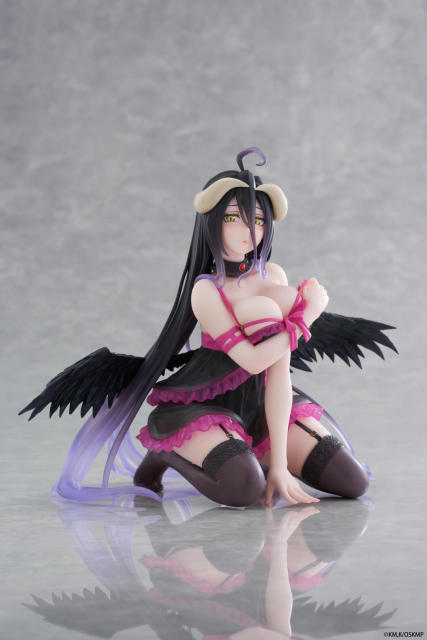 TAITO OVERLORD Desktop Cute Figure Albedo Negligee Ver.