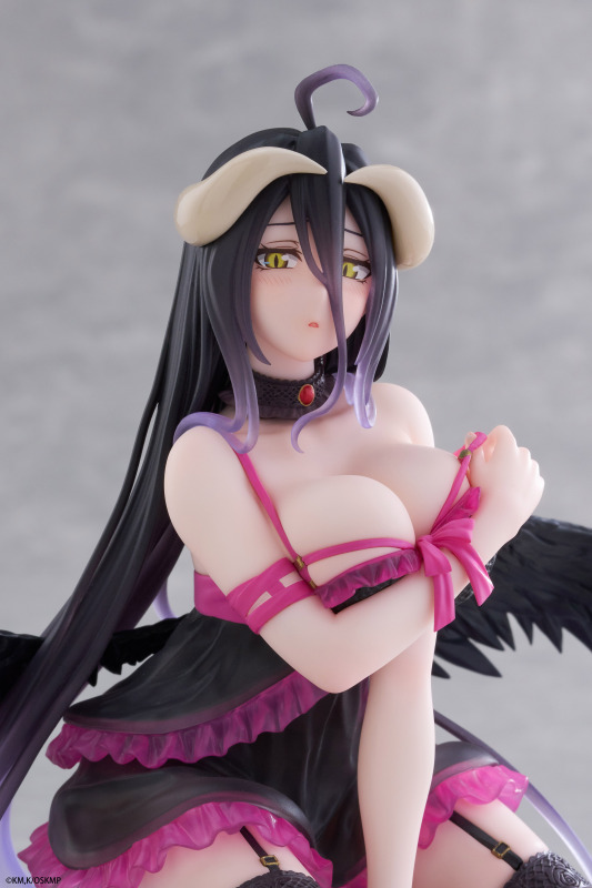 TAITO OVERLORD Desktop Cute Figure Albedo Negligee Ver.