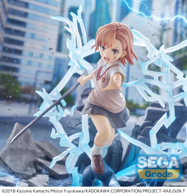 SEGA FIGURIZMα A Certain Scientific Railgun T Mikoto Misaka Figure