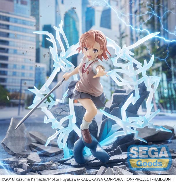 SEGA FIGURIZMα A Certain Scientific Railgun T Mikoto Misaka Figure