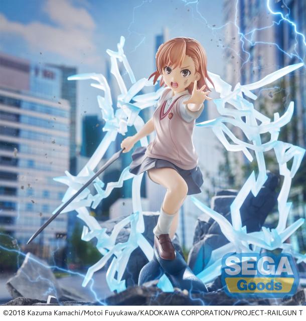 SEGA FIGURIZMα A Certain Scientific Railgun T Mikoto Misaka Figure