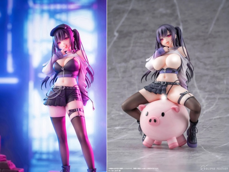 Eclipse Feather Original Aizono Mika Piggy Bounce ver. 1/6 Scale Figure
