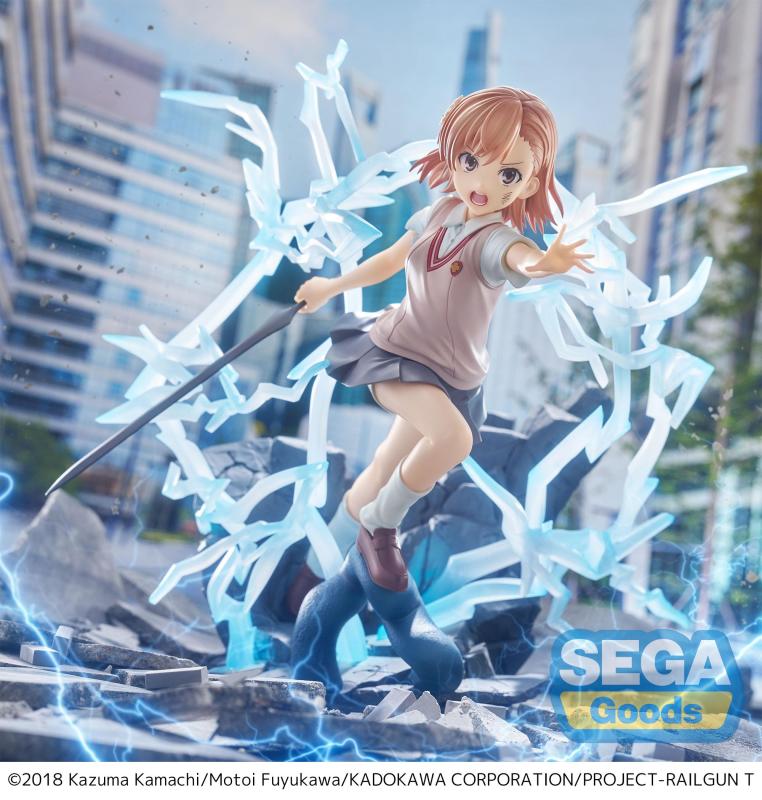SEGA FIGURIZMα A Certain Scientific Railgun T Mikoto Misaka Figure
