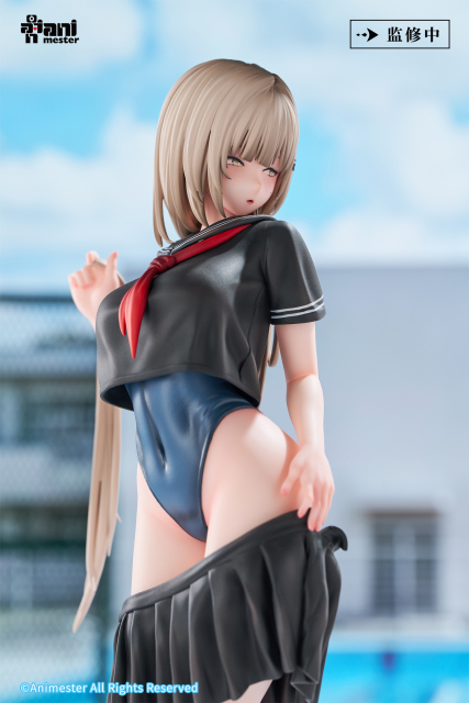 AniMester Before the Swim Getting Ready to Change Yuzu 1/6 Scale Figure