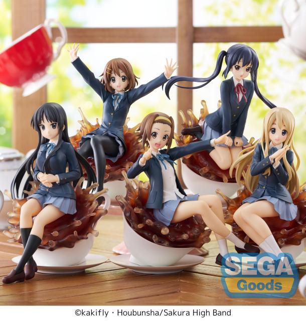SEGA Luminasta K-ON Ritsu Tainaka x Mio Akiyama x Tsumugi Kotobuki Figure
