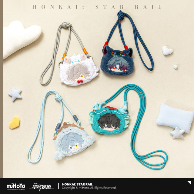 miHoYo Honkai Star Rail Boys Dorm Series Q Version Plush Coin Purse