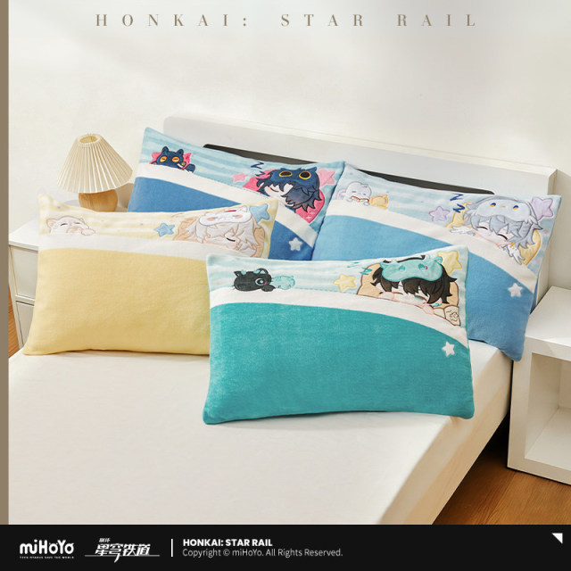 miHoYo Honkai Star Rail Boys Dorm Q Version Home Series Pillowcase
