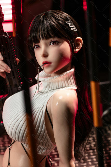 Bezlya 2.2CF Series 155M Crimson Restricted Zone Violet Makeup No. 3 1/1 Scale Silicone Love Doll