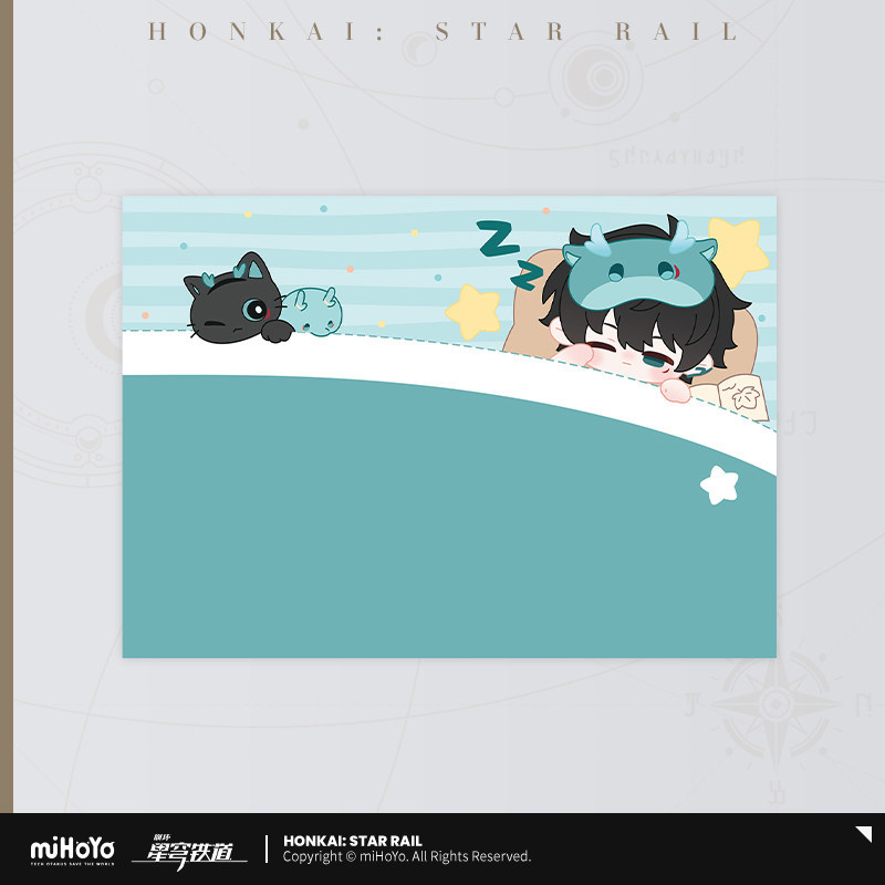 miHoYo Honkai Star Rail Boys Dorm Q Version Home Series Pillowcase