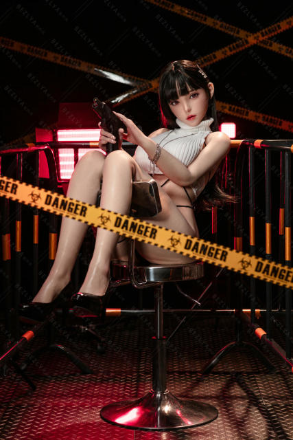 Bezlya 2.2CF Series 155M Crimson Restricted Zone Violet Makeup No. 3 1/1 Scale Silicone Love Doll