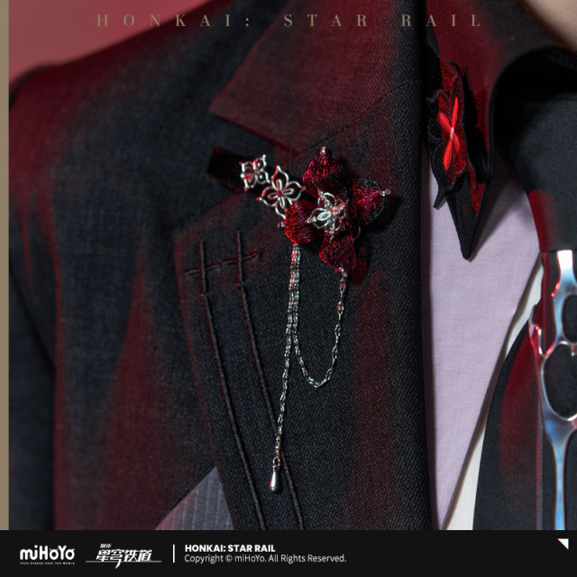 miHoYo Honkai Star Rail Evernight Impression Series Dual-Use Hair Clip and Brooch