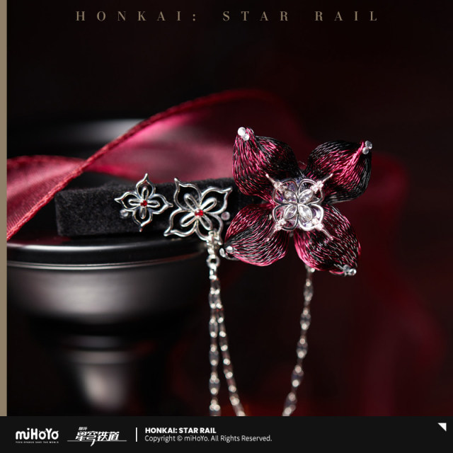miHoYo Honkai Star Rail Evernight Impression Series Dual-Use Hair Clip and Brooch