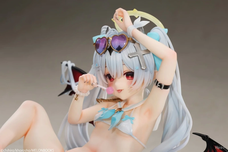 MIYABI x PURE Chihiro Illustration Silver-haired Girl Summer Ver. 1/6 Scale Figure