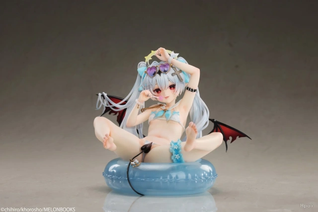 MIYABI x PURE Chihiro Illustration Silver-haired Girl Summer Ver. 1/6 Scale Figure