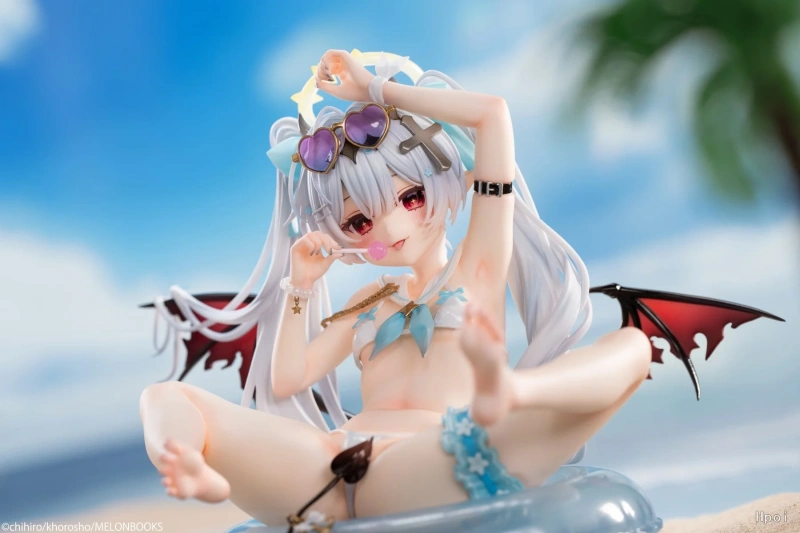 MIYABI x PURE Chihiro Illustration Silver-haired Girl Summer Ver. 1/6 Scale Figure