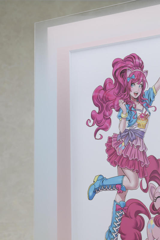Kotobukiya My Little Pony Equestria Girls Framed Character Art Twilight Sparkle x Pinkie Pie