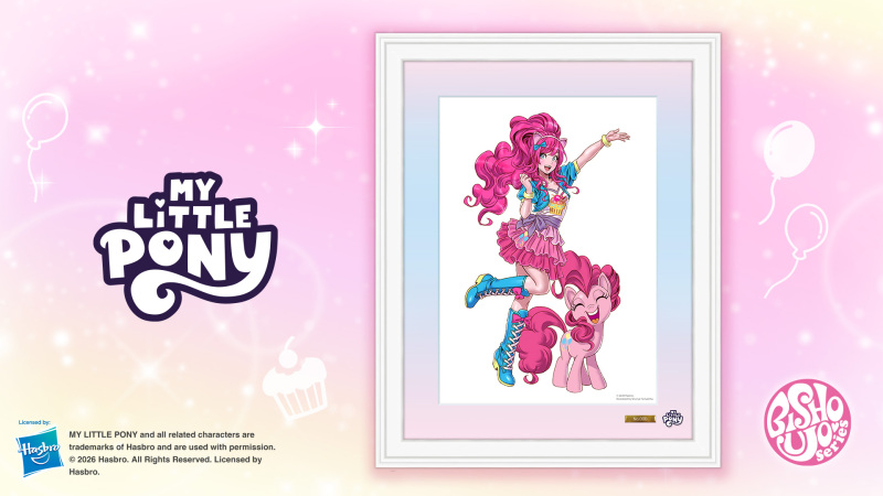 Kotobukiya My Little Pony Equestria Girls Framed Character Art Twilight Sparkle x Pinkie Pie