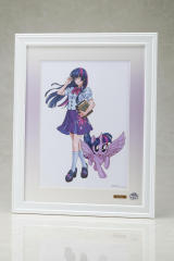Kotobukiya My Little Pony Equestria Girls Framed Character Art Twilight Sparkle x Pinkie Pie