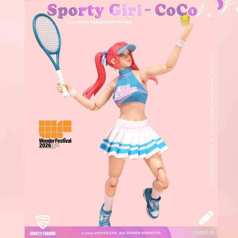 Crazy Figure Sports Girl Cocoa Action Figure 2026 Wonder Festival USA Exclusive