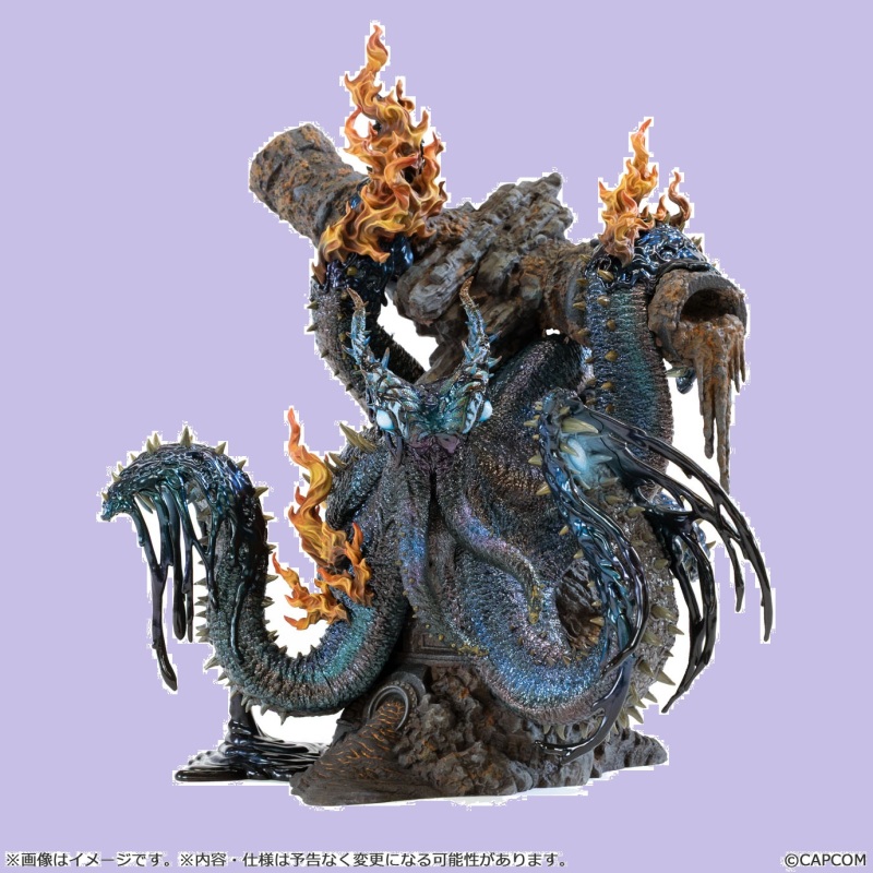 Capcom Figure Builder Creator's Model Monster Hunter Wilds Hell Flame Octopus Nu Udra Figure