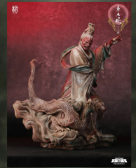 Manas SUM The Twenty-Eight Mansions Series Horn Constellation Wood Dragon 1/4 Scale Painted Edition with Inscribed Stone Tablet