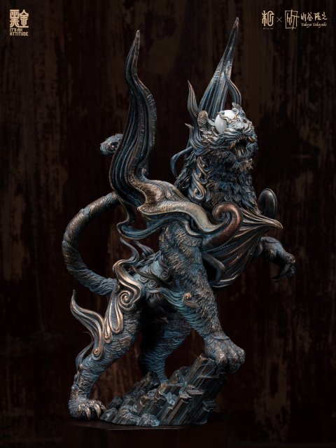 Manas SUM Seal of the Four Gods Byakko Statue