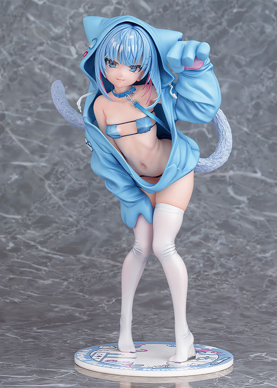 Phat Company virtual illustrator Kanzarin Kanzarin-chan Cat Eared Hoodie Ver. 1/6 Figure