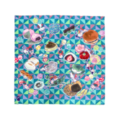 Capcom Okami 20th Anniversary Reproduction Art Project Furoshiki By Mari Shimazaki Okami 11th Anniversary