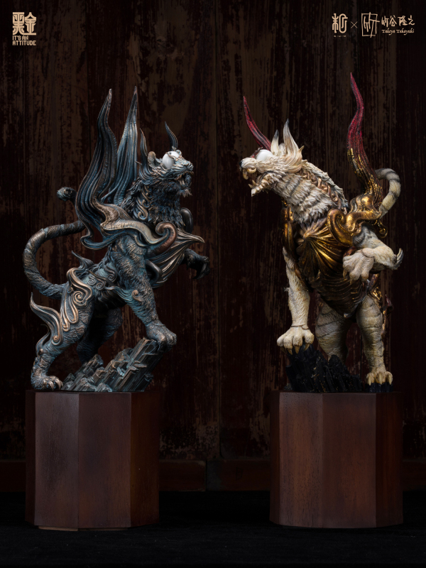 Manas SUM Seal of the Four Gods Byakko Statue